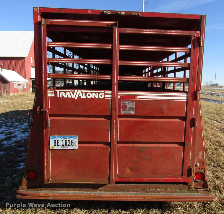 image for item EU9555 1987 Travalong livestock trailer