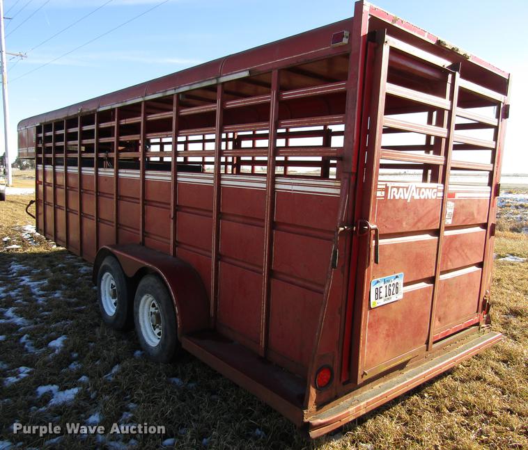image for item EU9555 1987 Travalong livestock trailer