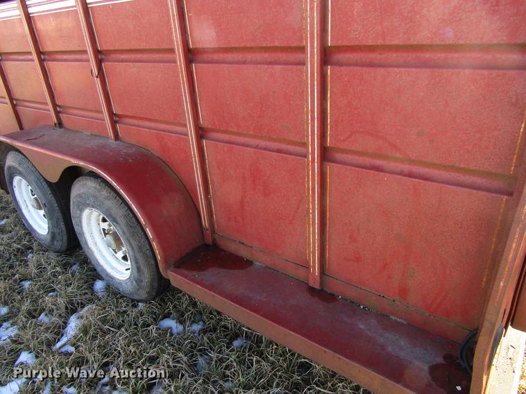 image for item EU9555 1987 Travalong livestock trailer