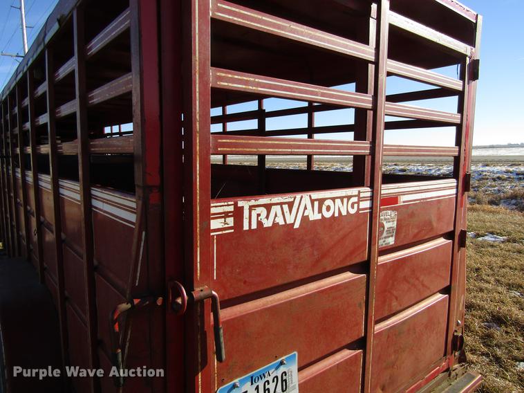 image for item EU9555 1987 Travalong livestock trailer
