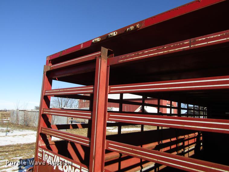 image for item EU9555 1987 Travalong livestock trailer