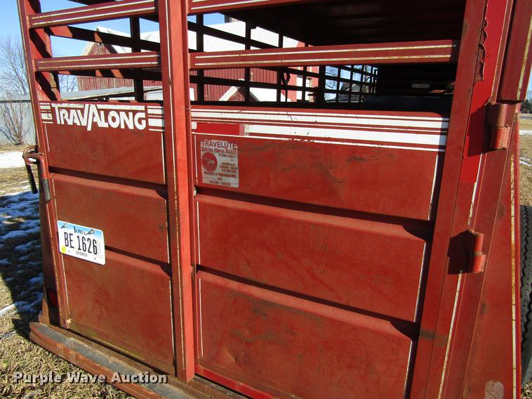 image for item EU9555 1987 Travalong livestock trailer