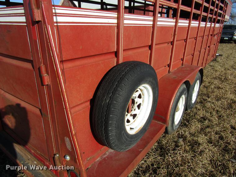 image for item EU9555 1987 Travalong livestock trailer