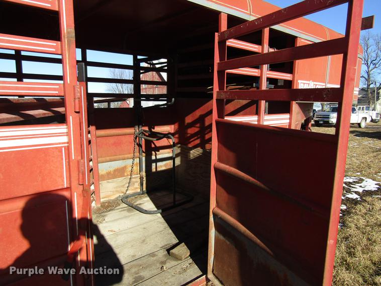 image for item EU9555 1987 Travalong livestock trailer