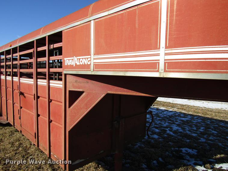 image for item EU9555 1987 Travalong livestock trailer