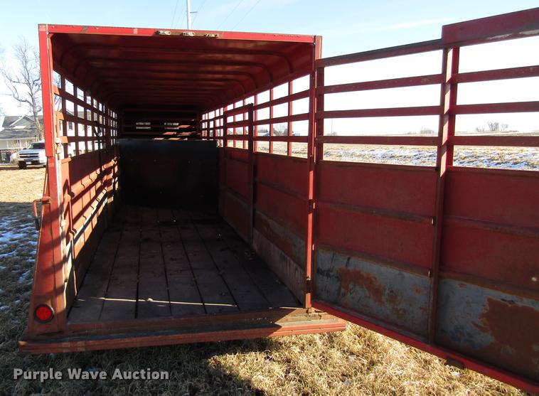image for item EU9555 1987 Travalong livestock trailer