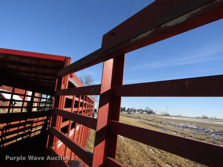 image for item EU9555 1987 Travalong livestock trailer