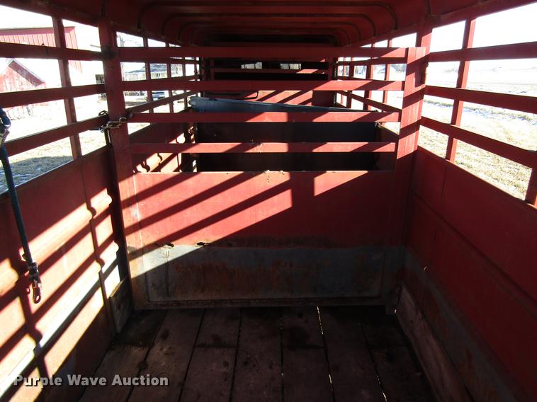 image for item EU9555 1987 Travalong livestock trailer