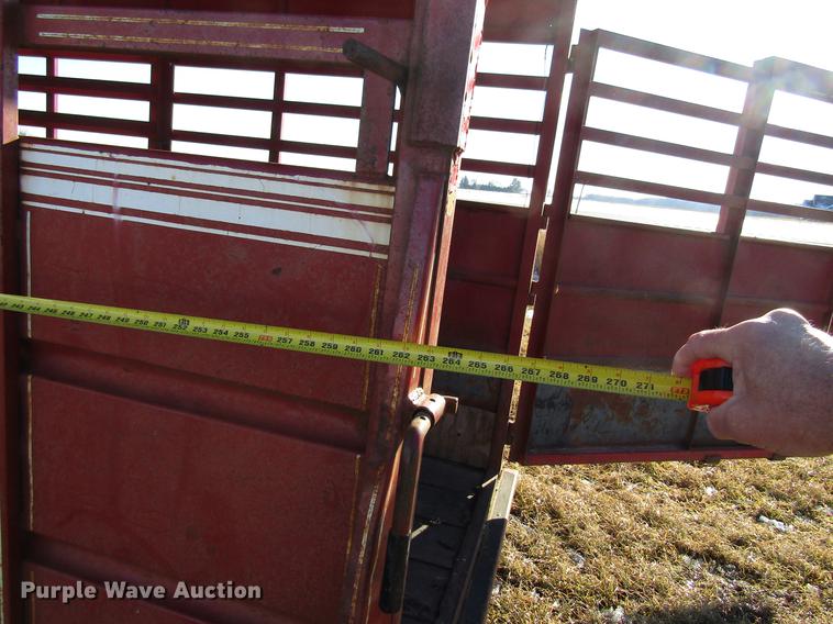 image for item EU9555 1987 Travalong livestock trailer