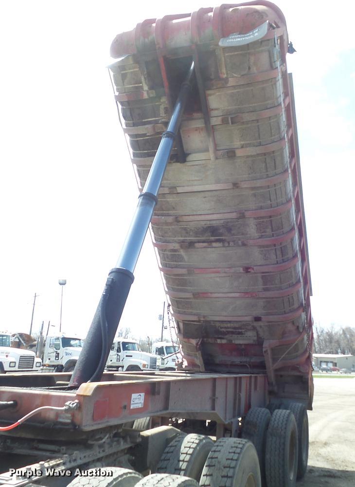 image for item DC7369 1971 Fruehauf DN-F2-DB4-24 end dump trailer