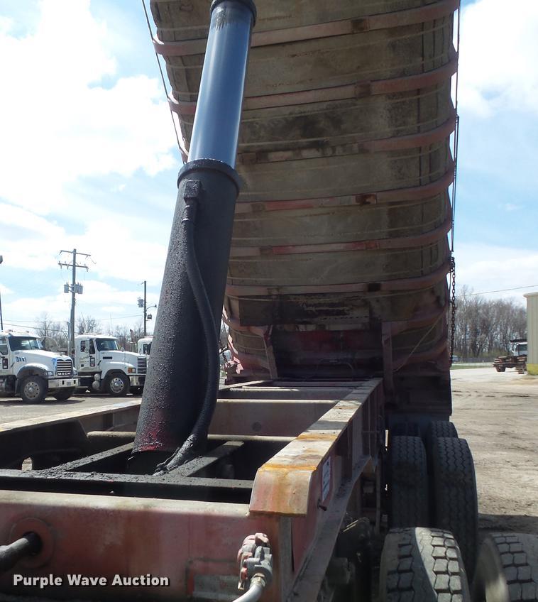 image for item DC7369 1971 Fruehauf DN-F2-DB4-24 end dump trailer