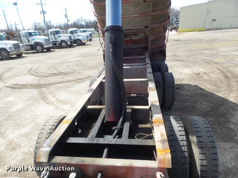 image for item DC7369 1971 Fruehauf DN-F2-DB4-24 end dump trailer