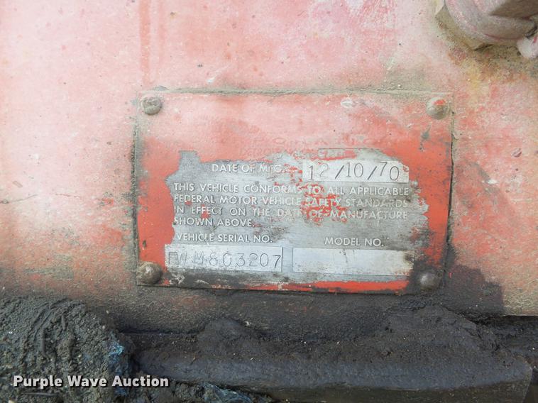 image for item DC7369 1971 Fruehauf DN-F2-DB4-24 end dump trailer