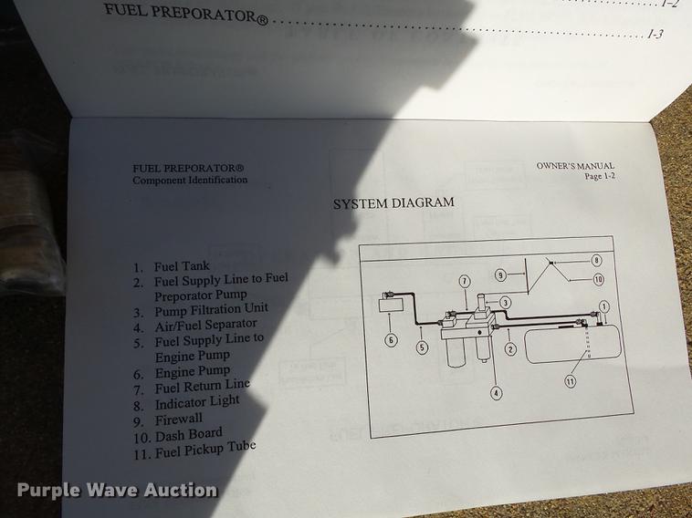 image for item DD2376 Diesel Products fuel preporator