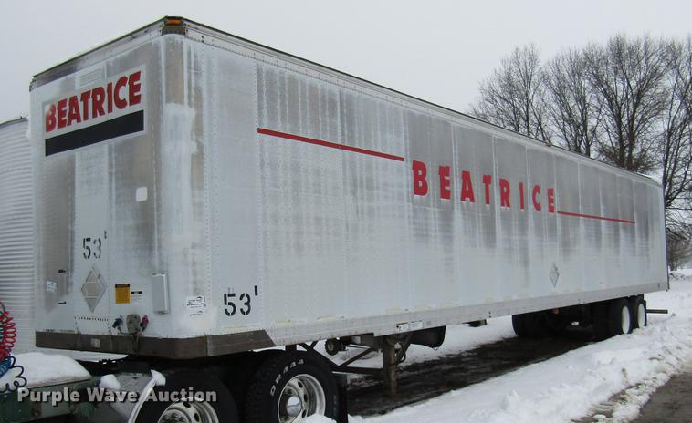 image for item DE5974 1996 Fruehauf FBHLP-91.5NT2-53W dry van trailer