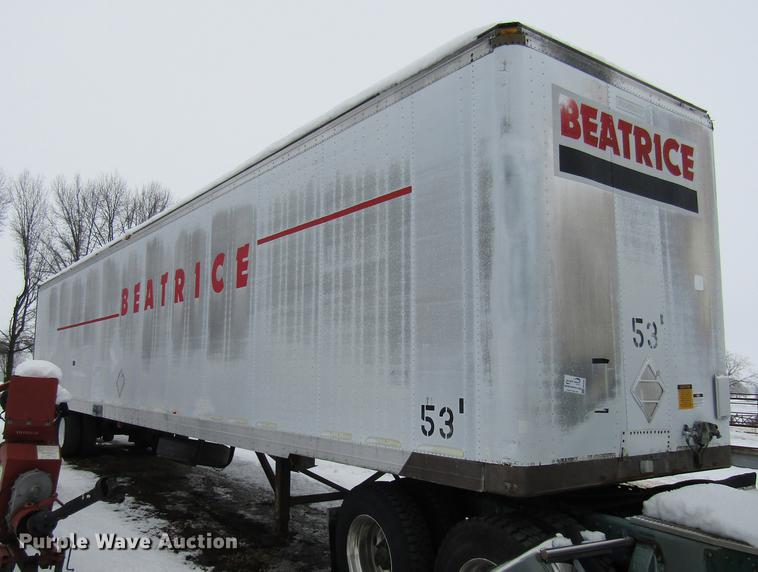 image for item DE5974 1996 Fruehauf FBHLP-91.5NT2-53W dry van trailer