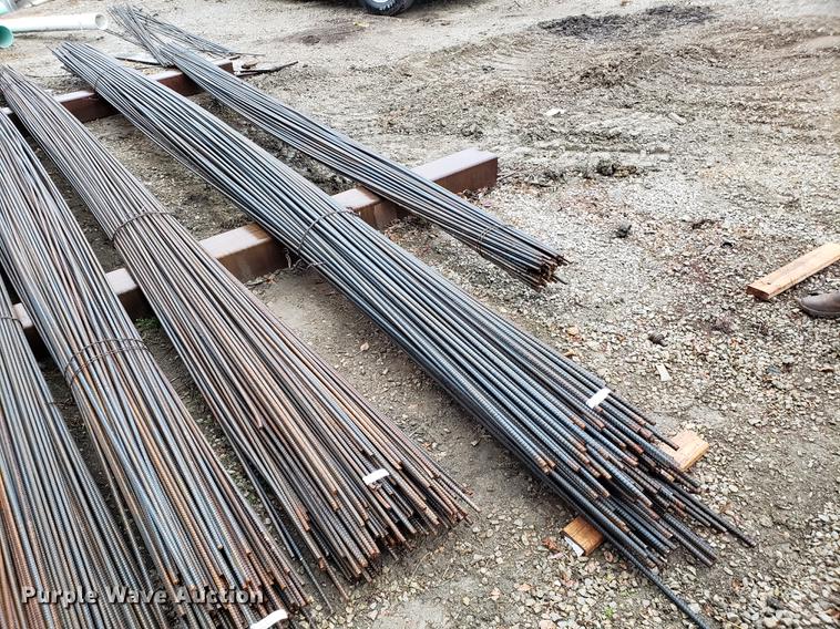 (150) 5/8" rebar in Grain Valley, MO Item AN9473 sold Purple Wave