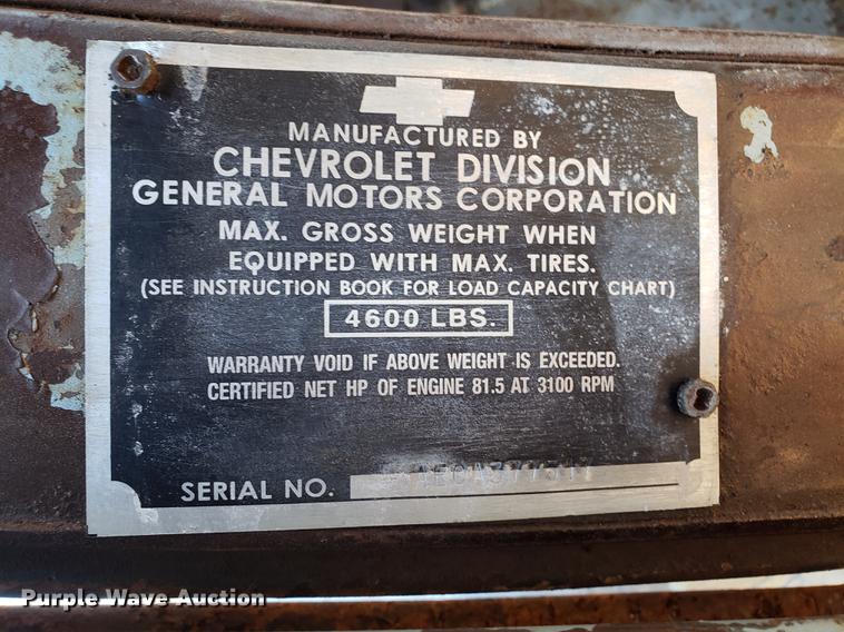 image for item AV9322 1947 Chevrolet pickup truck