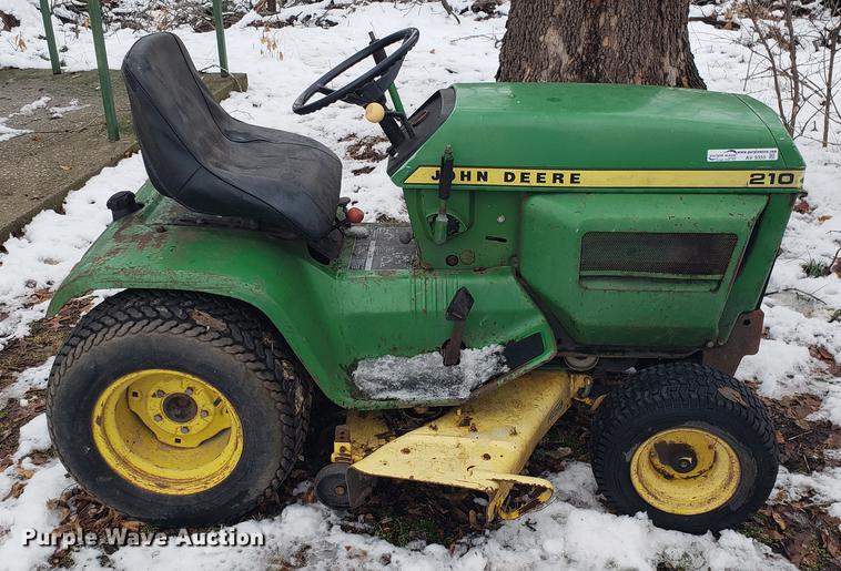 image for item AV9355 John Deere 210 lawn mower