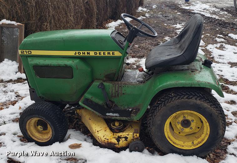 image for item AV9355 John Deere 210 lawn mower