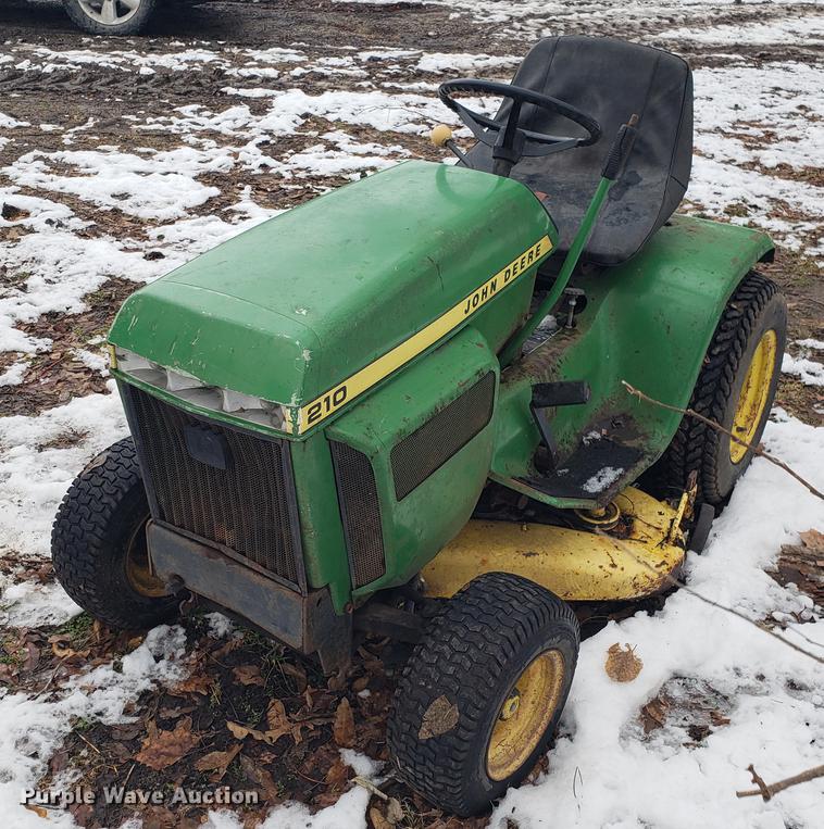image for item AV9355 John Deere 210 lawn mower