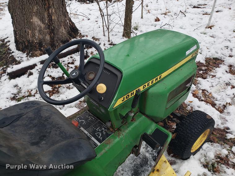 image for item AV9355 John Deere 210 lawn mower