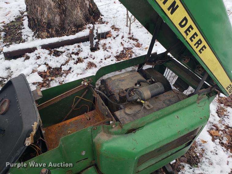 image for item AV9355 John Deere 210 lawn mower