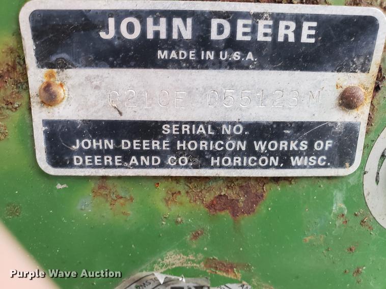 image for item AV9355 John Deere 210 lawn mower