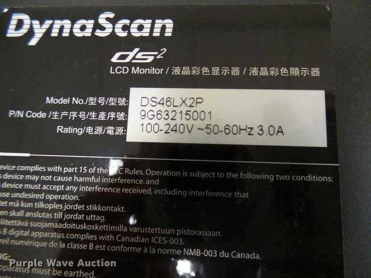image for item DB2164 (5) DynaScan DS2 46" LCD monitors