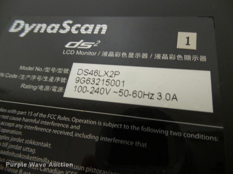 image for item DB2164 (5) DynaScan DS2 46" LCD monitors