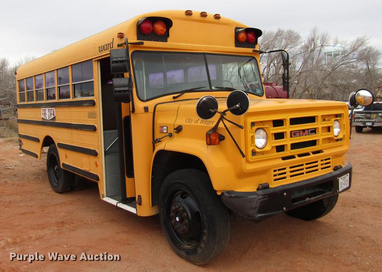 image for item DB6902 1990 GMC 6000 school bus