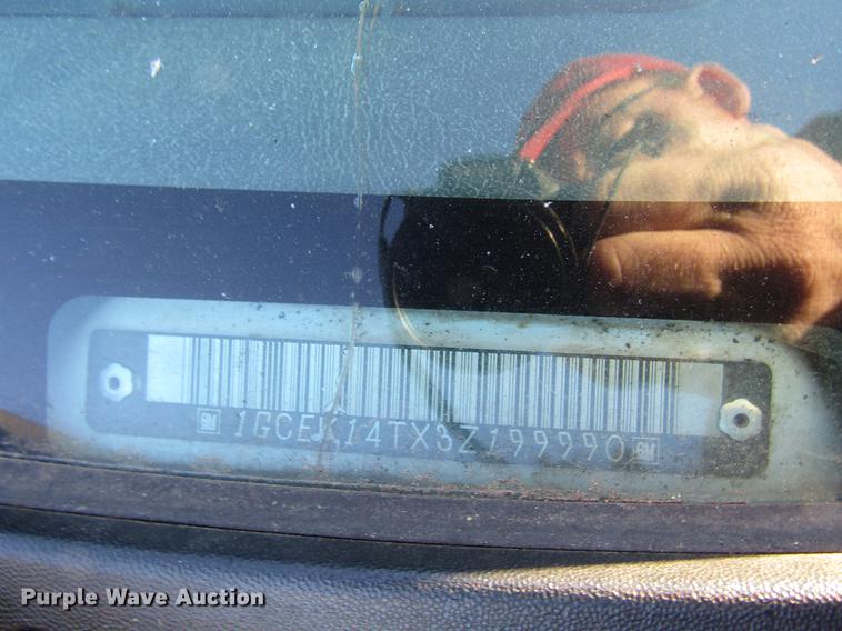 image for item DB6906 2003 Chevrolet Silverado 1500 pickup truck