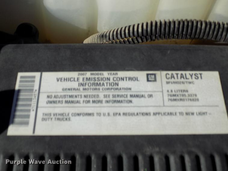 image for item DD3567 2007 Chevrolet Silverado 1500 Crew Cab pickup truck