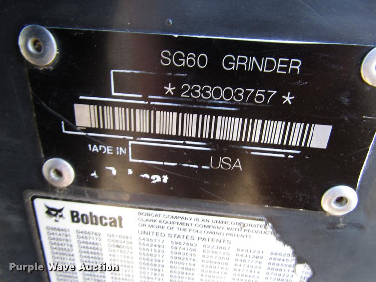 image for item DD4436 Bobcat SG60 stump grinder