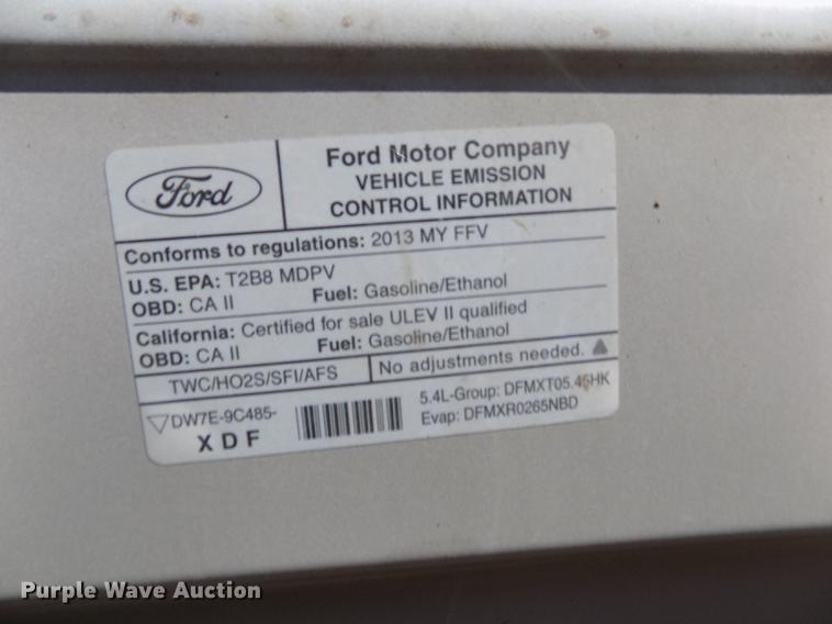 image for item DE0421 2013 Ford E350 Super Duty XL van