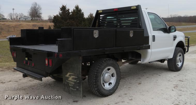 image for item DG3810 2008 Ford F350 Super Duty XL flatbed pickup truck