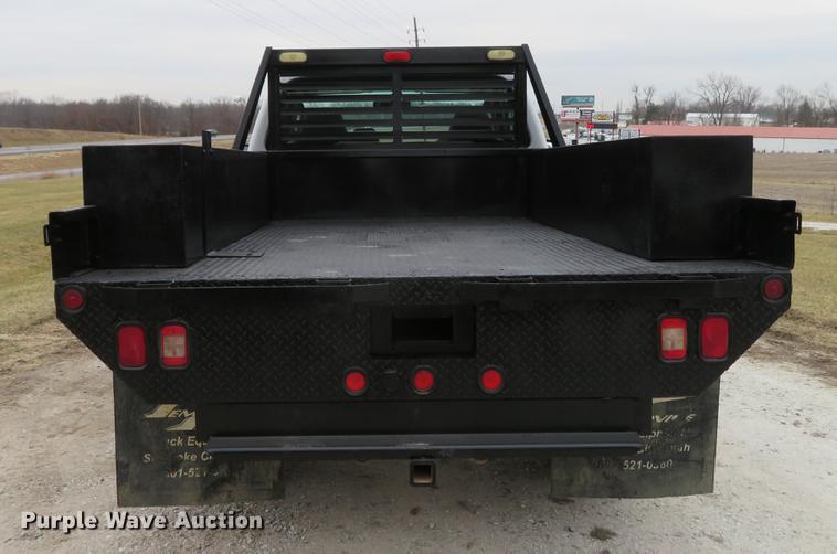 image for item DG3810 2008 Ford F350 Super Duty XL flatbed pickup truck