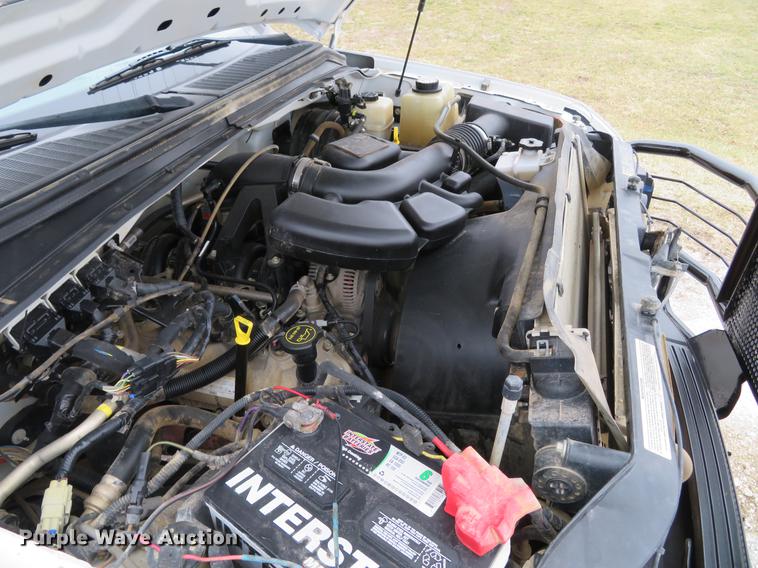 image for item DG3810 2008 Ford F350 Super Duty XL flatbed pickup truck