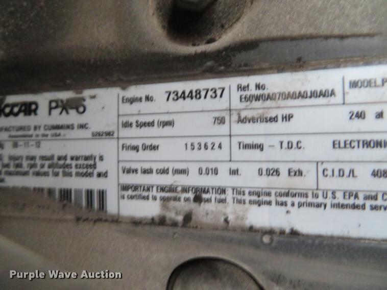 image for item DG3813 2013 Kenworth K370 box truck