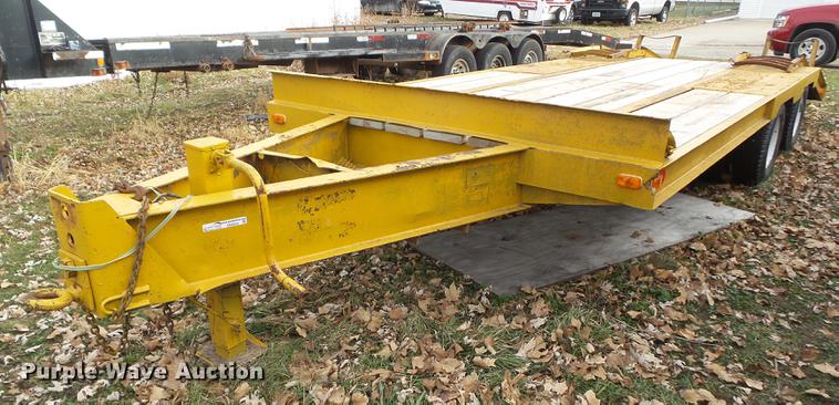 image for item EM9054 1997 shop built equipment trailer