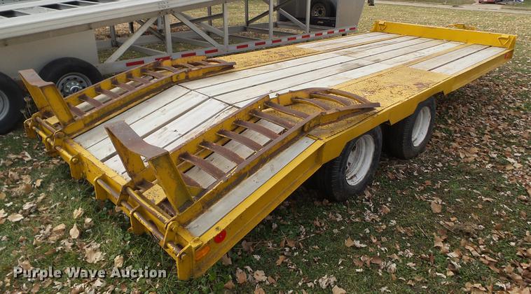 image for item EM9054 1997 shop built equipment trailer