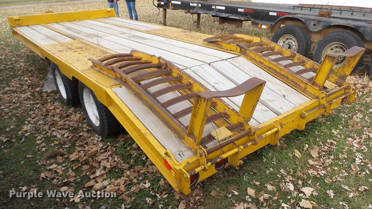 image for item EM9054 1997 shop built equipment trailer
