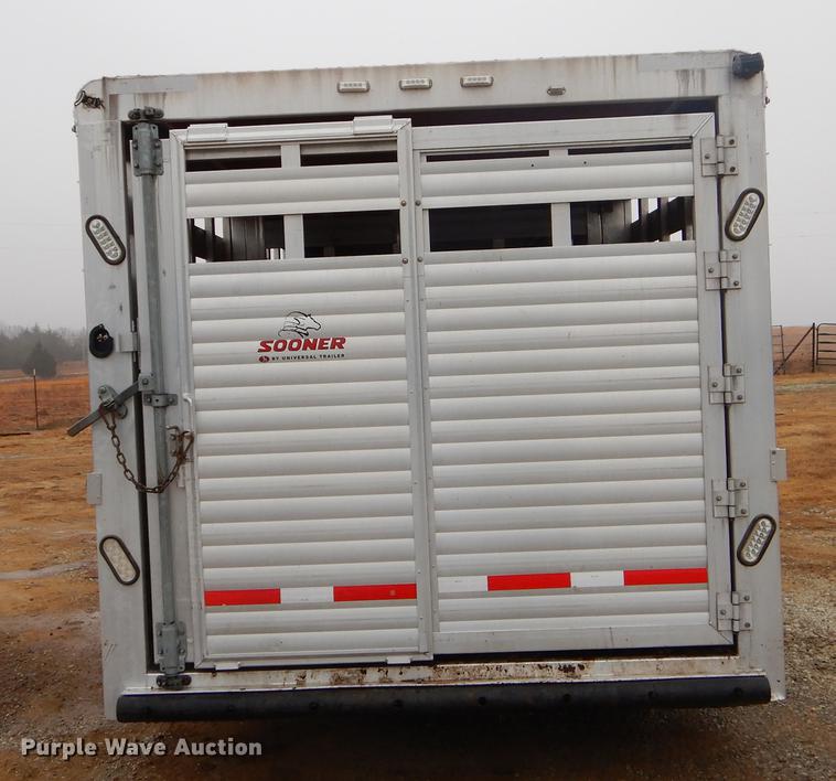 image for item ER9445 2015 Sooner SR7628 livestock trailer