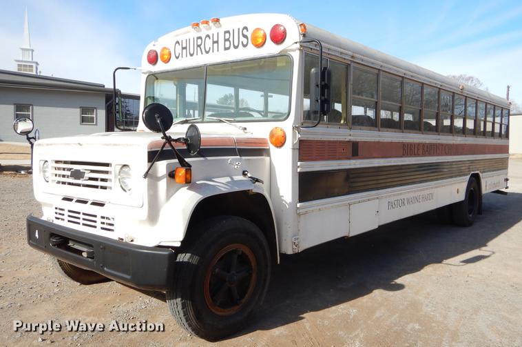 image for item ER9452 1988 Chevrolet school bus