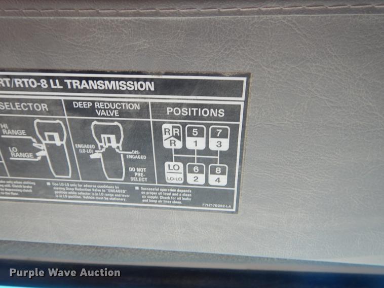 image for item ER9458 1998 Ford LNT8000 dump truck