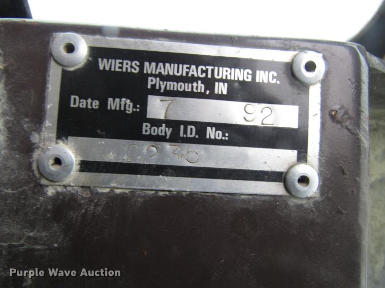 image for item EU9571 1993 International 4900 refuse truck