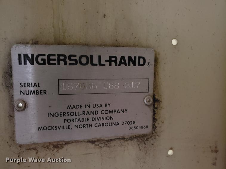 image for item AN9464 Ingersoll Rand 175 air compressor