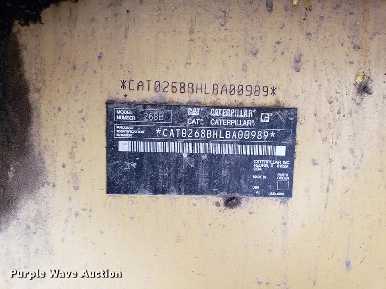 image for item AV9350 2005 Caterpillar 268B skid steer