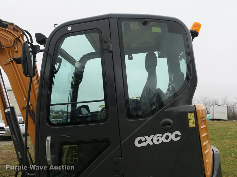 image for item DB8914 2017 Case CX60C mini excavator
