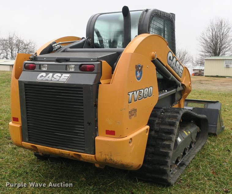 2016 Case TV380 skid steer in Sparta, MO Item DB8915 sold Purple Wave